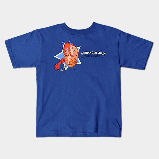 Anomalocaris Kids T-Shirt by Cyborg One